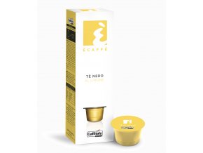 Caffitaly Ècaffè Tè Nero Al Limone Teekapseln mit Zitronenaroma 10 Stück