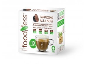 FoodNess Cappuccino mit Sojamilch Kapseln für Dolce Gusto® 10 Stück