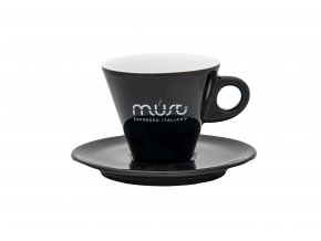 Must Porzellantasse inkl. Untertasse für Lungo/Cappuccino 160 ml