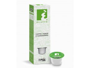 Caffitaly Ècaffè Caffè Verde e Ganoderma Kaffeekapseln mit Ganoderma 10 Stück