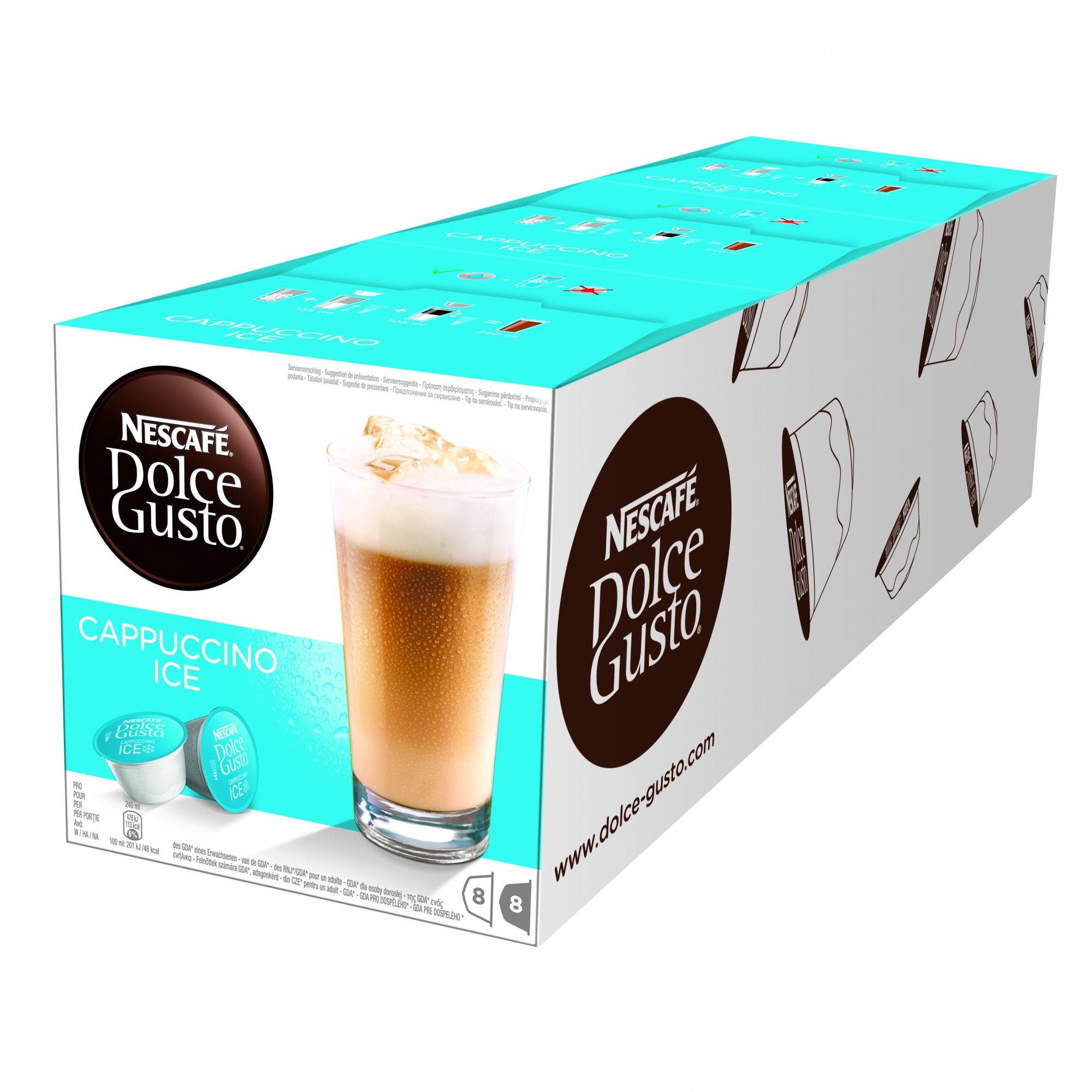 Kapseln Nescafé Dolce Gusto® Cappuccino Ice 3-PACKUNG - myCaferia