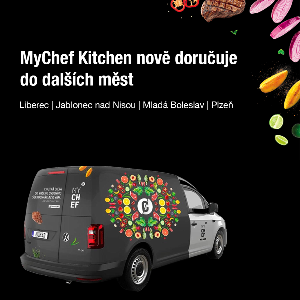 MyChef Kitchen nově doručuje i do Liberce, Jablonce, Mladé Boleslavi a Plzně