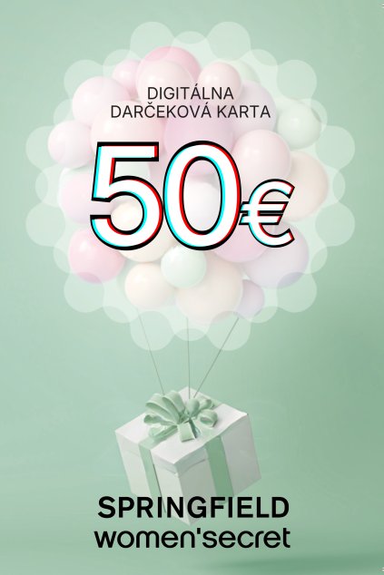 Darčeková karta Elektronická 50€