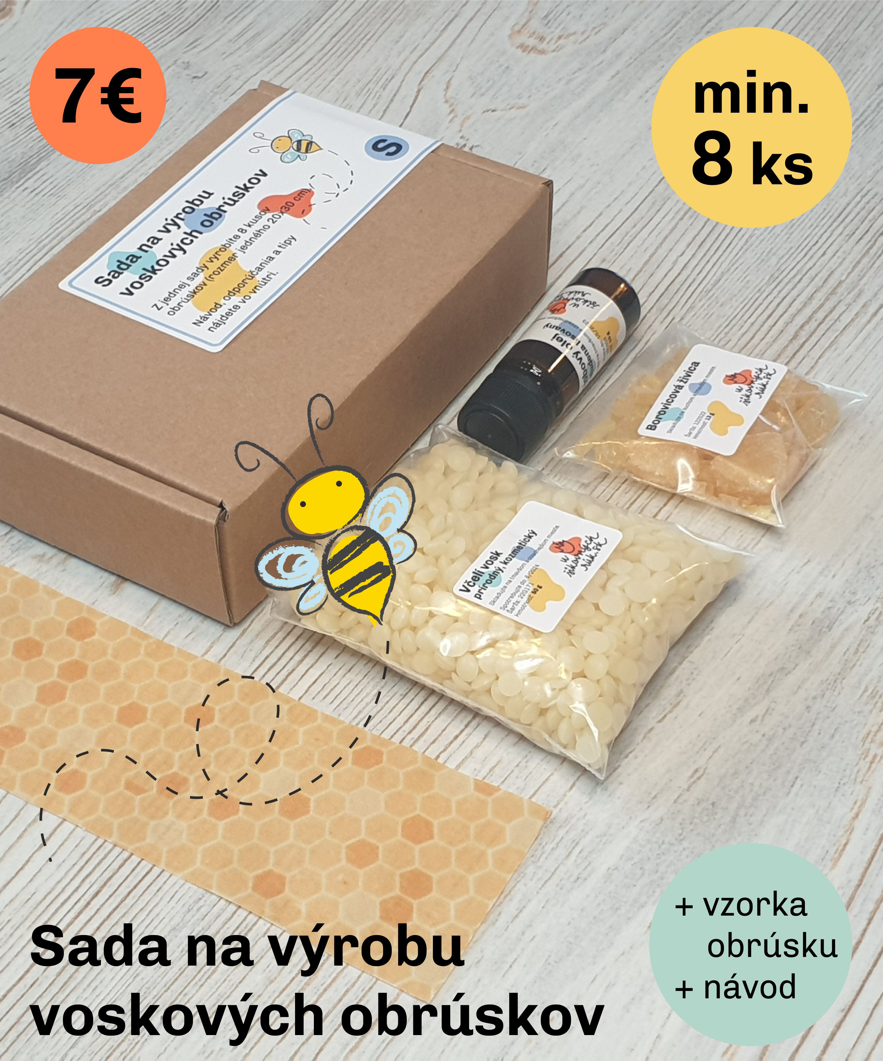 Sada na výrobu voskových obrúskov