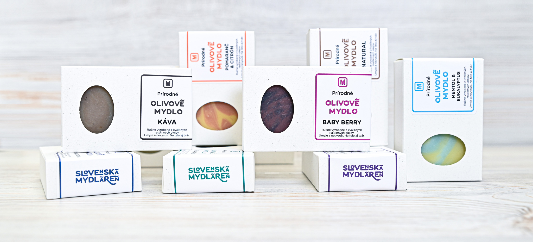Olivové mydlá