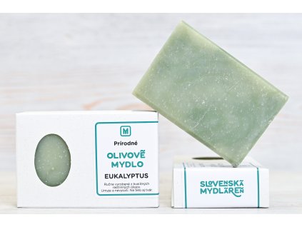 Olivove mydlo eukalyptus zelena