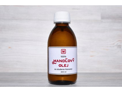 mandlovy olej lisovany za studena 200ml