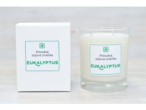 Sojova sviecka EUKALYPTUS 180g