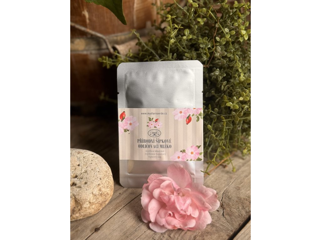 Šípkové přírodní odličovací mléko 20 ml testr