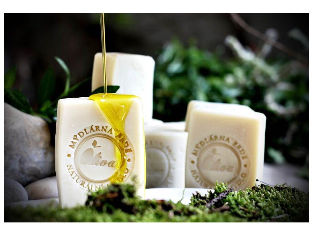 Přírodní olivové mýdlo Oliva 97 % s kozím mlékem 50 g