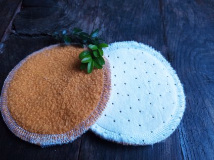 Okrové s puntíkem tampony 10 ks extra silné