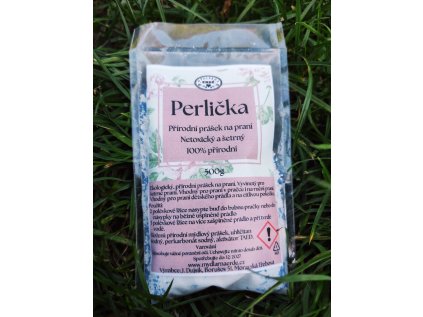 Perlička přírodní prášek na praní 90 g cestovní