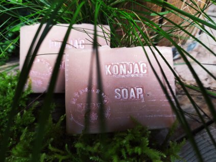 Konjac přírodní mýdlo 25 g v krabičce