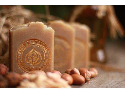Hedvábný argan přírodní mýdlový šampon 50 g
