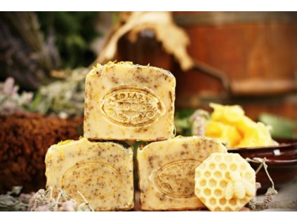 Farmářské mýdlo s lanolínem meduňkové 50 g