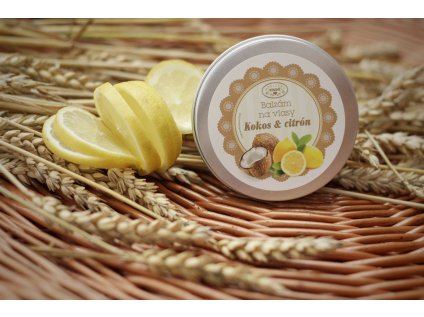 Přírodní balzám na vlasy Kokos + citron 100 ml