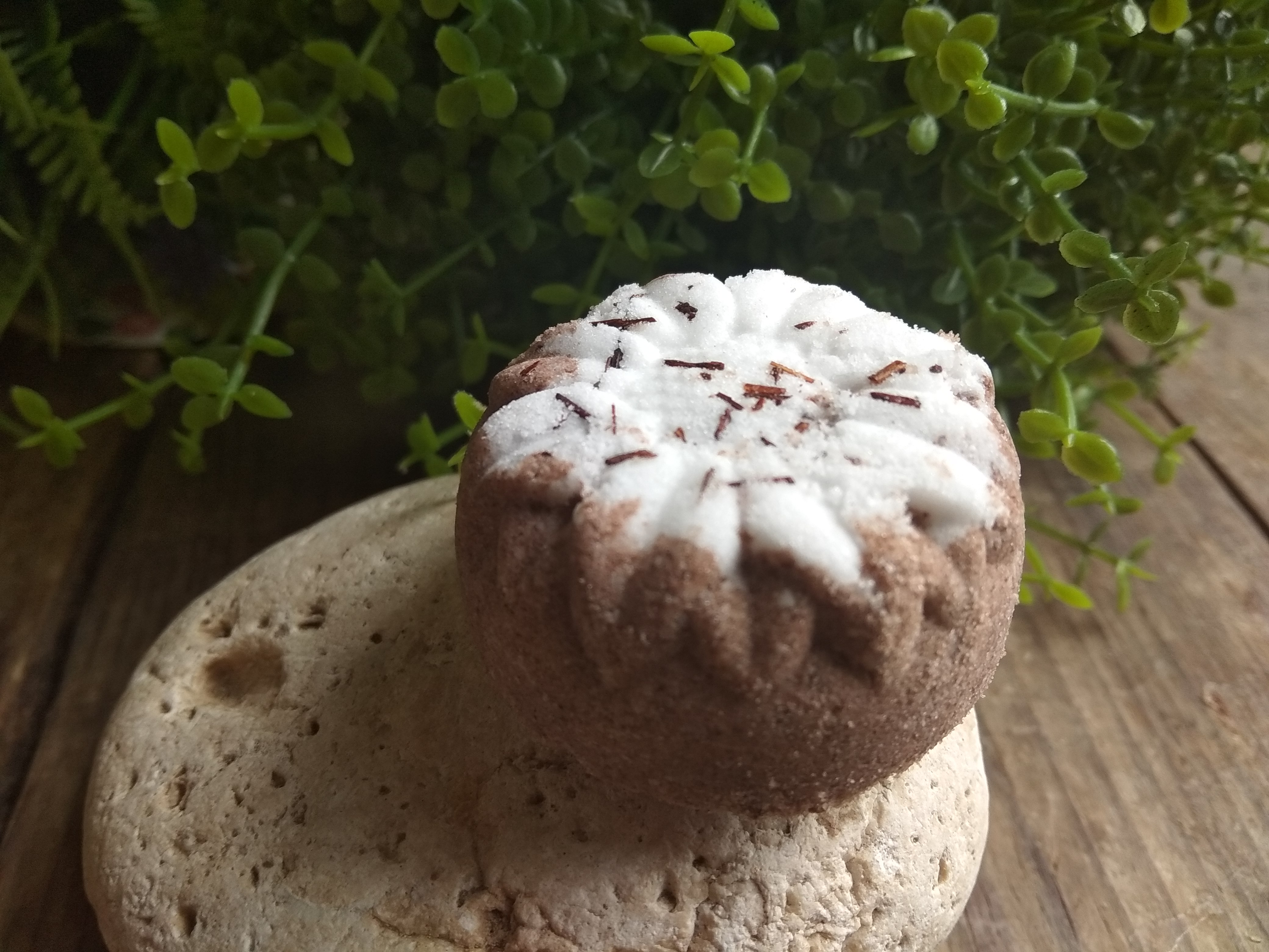 Čokoládová šumivá bombička do koupele 70 g