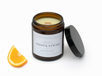 Sójová svíčka pomeranč 165ml