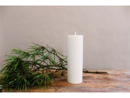 sojova valcova svicka hladka velka