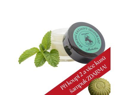 Prirodni kremovy deodorant medunka
