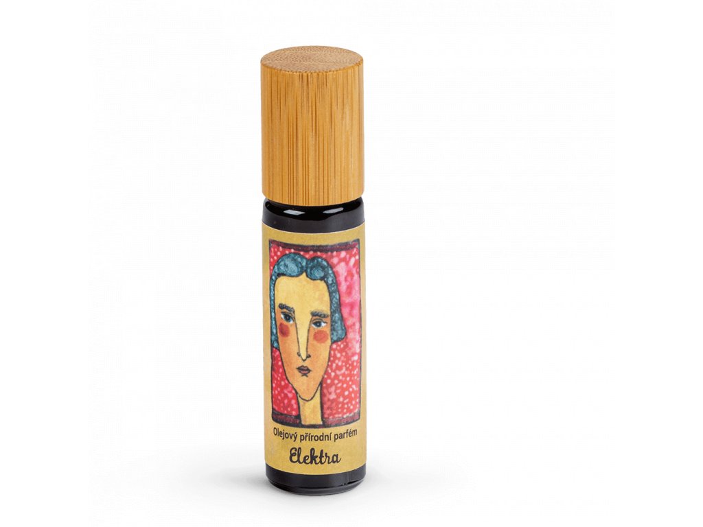Přírodní parfém Elektra s dřevěným víčkem