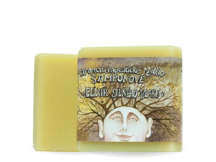 Přírodní mýdlo Elixír silného vlasu Retro obal