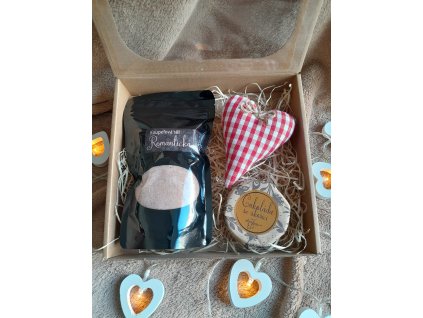 Koupelová sada s ozdobou z lásky Romantická