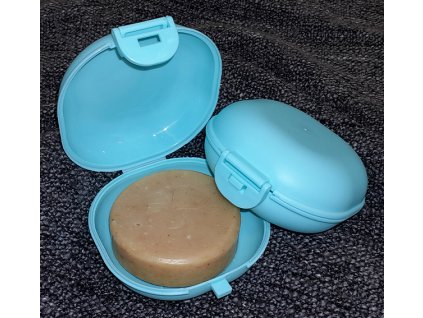krabicka plast blue