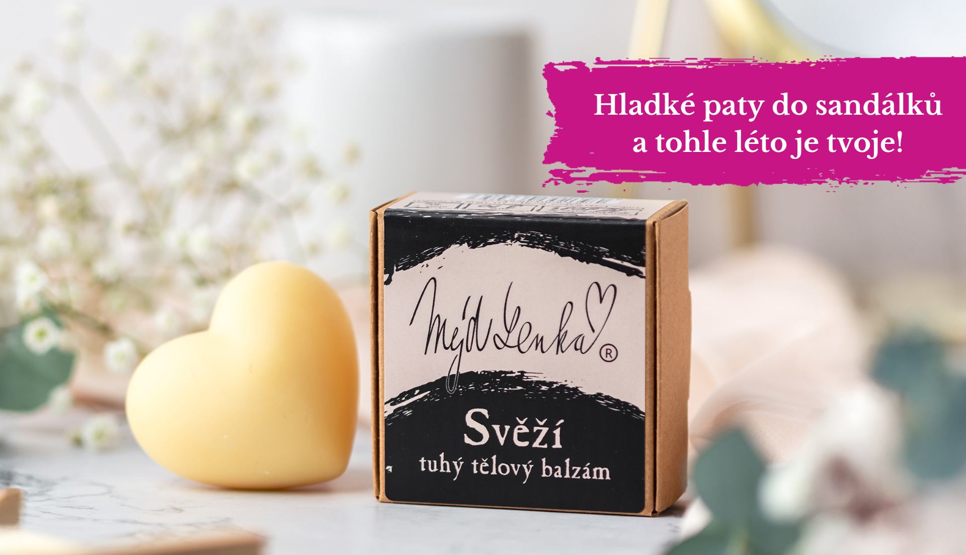 Hladké paty do sandálků a tohle léto je tvoje!