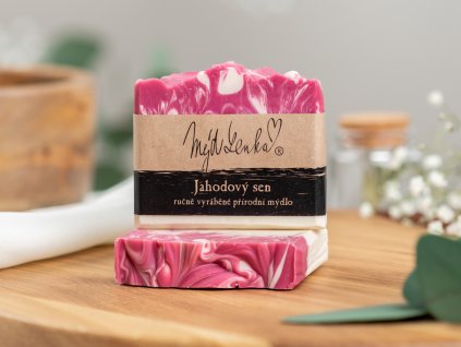 Přírodní mýdlo Jahodový sen 1