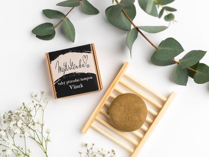 Přírodní tuhý šampon -  na jemné vlasy Vlásek 1