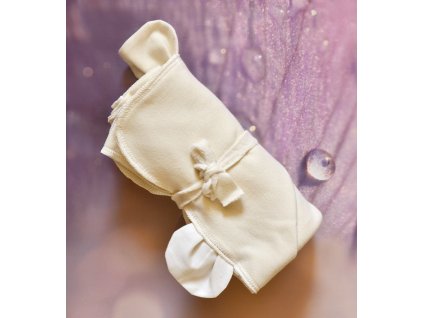 Osuška s oušky BIO bavlna 1