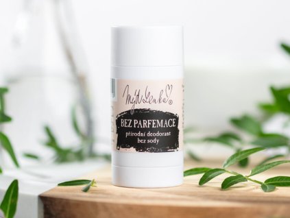 Přírodní deodorant bez sody Bez parfemace 1