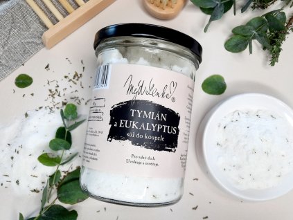 Sůl do koupele Tymián a Eukalyptus 1