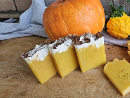 Dýňové mýdlo MýdLenka, přírodní dýňové mýdlo s dýní Hokkaido