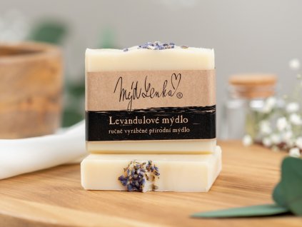 Přírodní levandulové mýdlo 1
