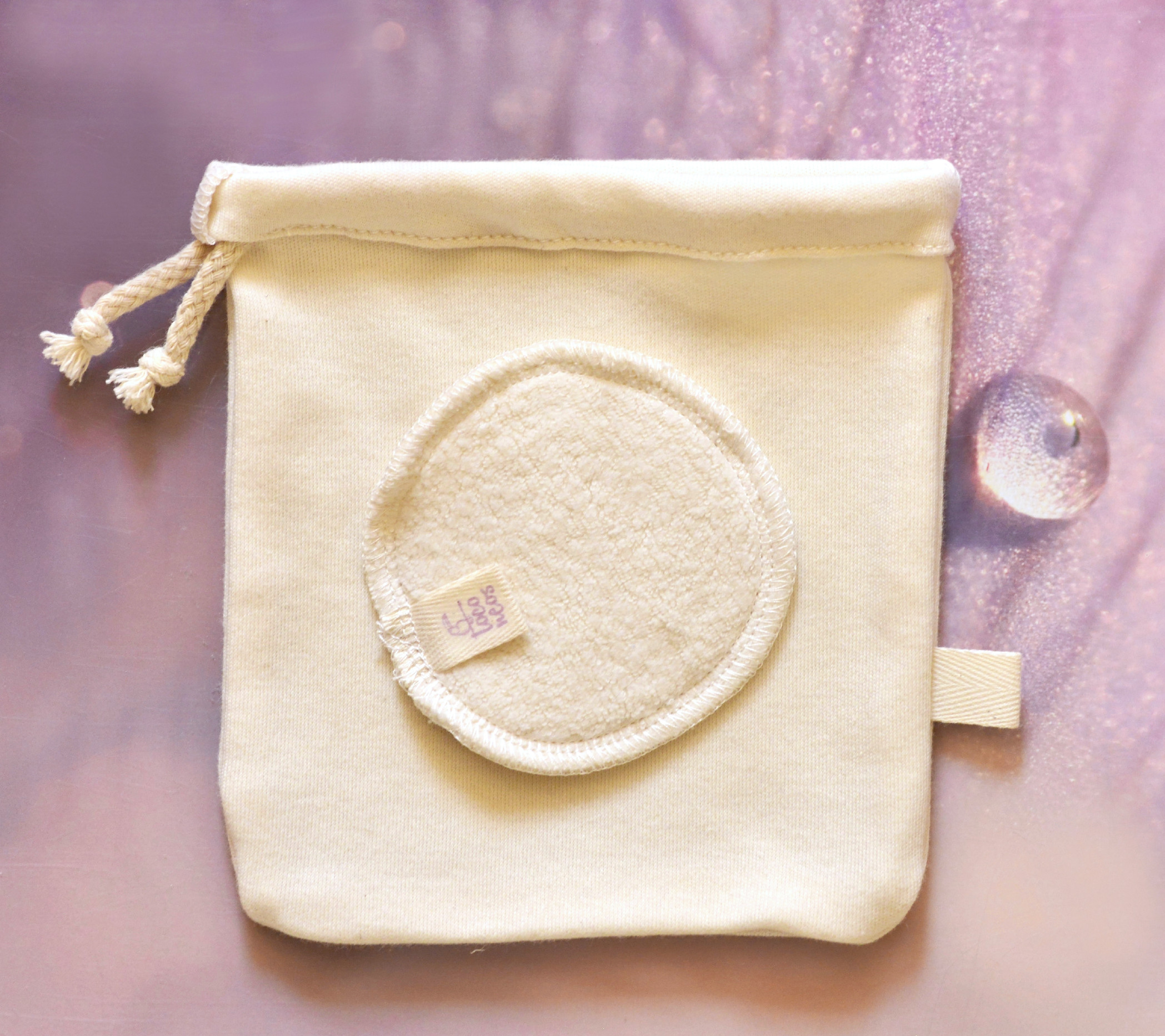 Pytlík z BIO bavlny na praní kosmetických tampónků