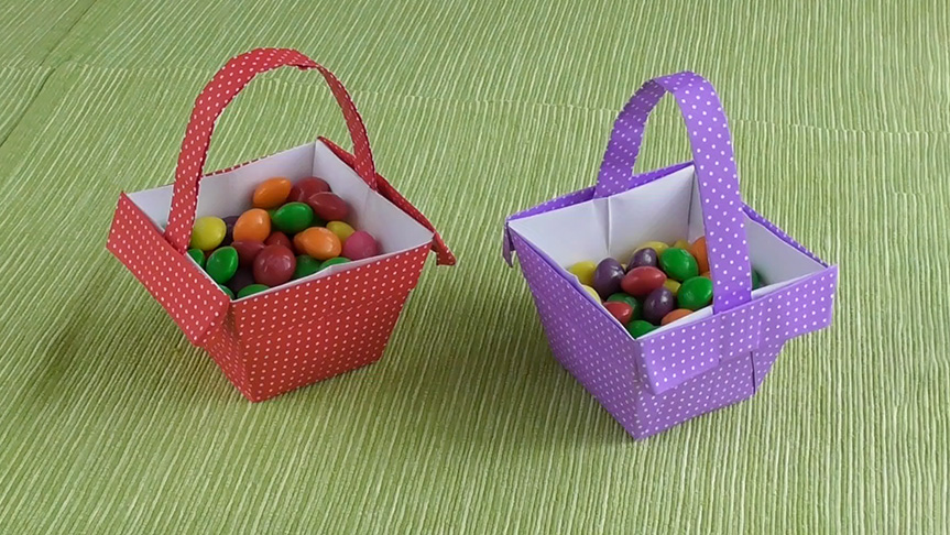 JAK SLOŽIT ORIGAMI KOŠÍČEK