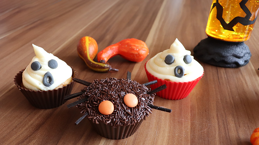 JAK NA VANILKOVÉ HALLOWEENSKÉ MUFFINY