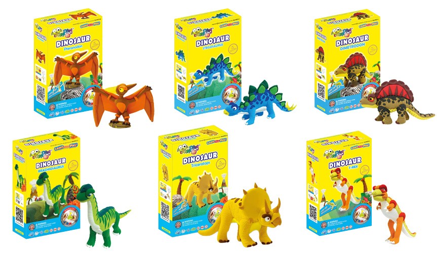 Dinosauři - modelína Jumping Clay