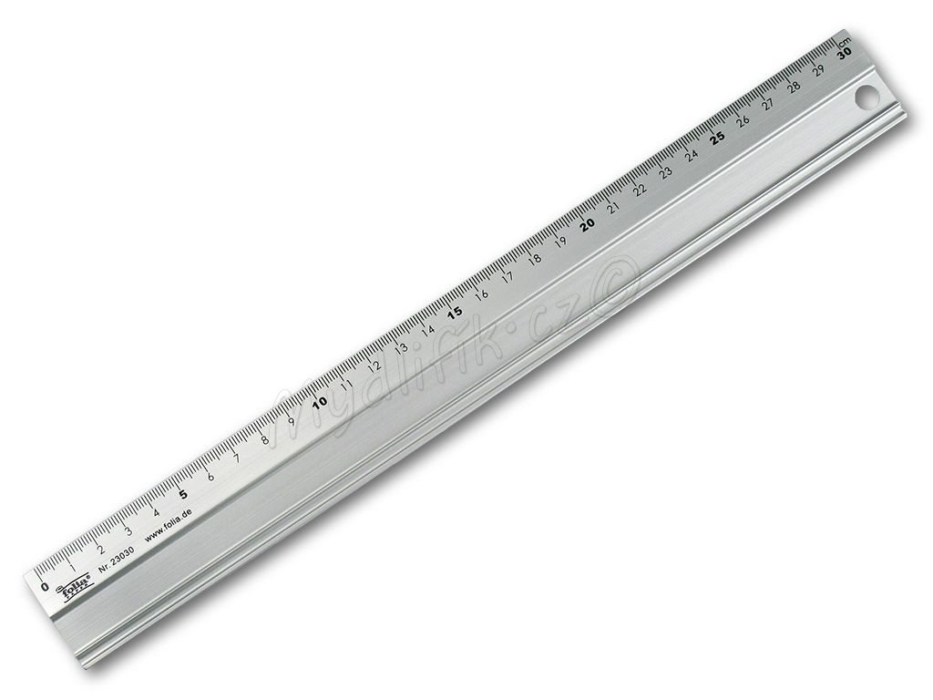 Kvalitní kovové pravítko - 30 cm