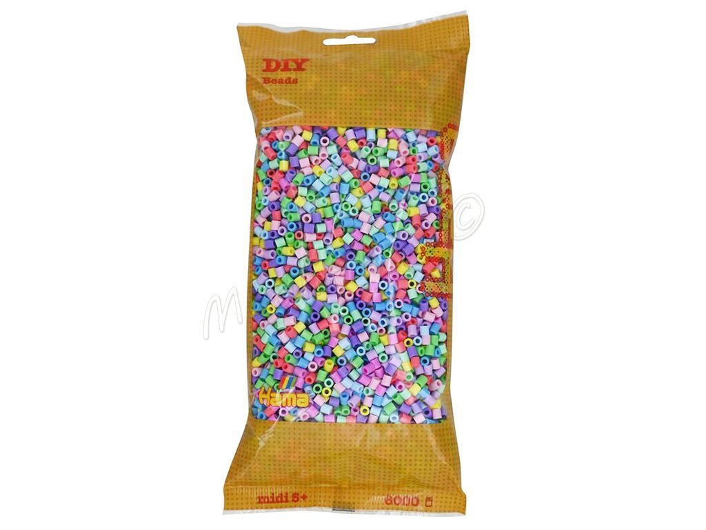 H205-50 HAMA zažehlovací korálky pastelové