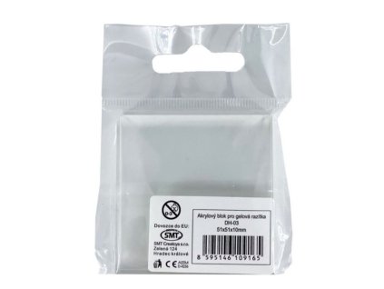 Creatoys DH-03 - akrylový blok pro razítka 5,1x5,1 cm
