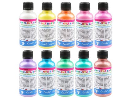Anděl 6116 - Akrylové barvy perleťové lesklé, 50 g