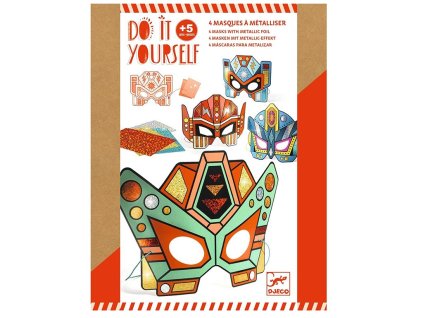 Djeco DJ07924 - DIY Masky superrobotů k dotvoření