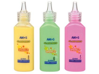 AMOS 1560 - Slupovací barva se třpytkami - 22 ml