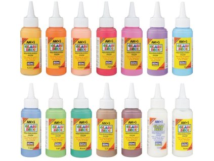 Amos 1503 Slupovací barva na sklo, 60 ml, více variant