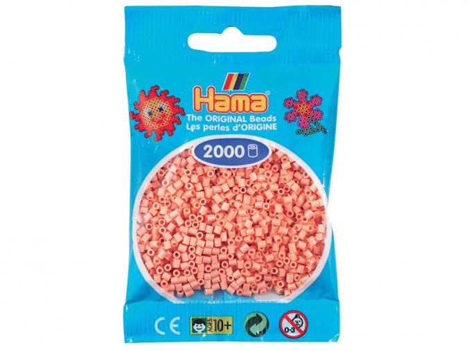 Hama 501-26 - zažehlovací korálky Mini - starorůžové, 2 000 ks