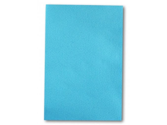 Dekorační filc/plst - 20 x 30 cm - světle modrý