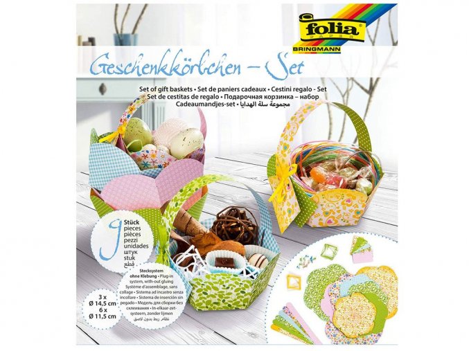 Folia 975 - Set na výrobu dárkových košíčků